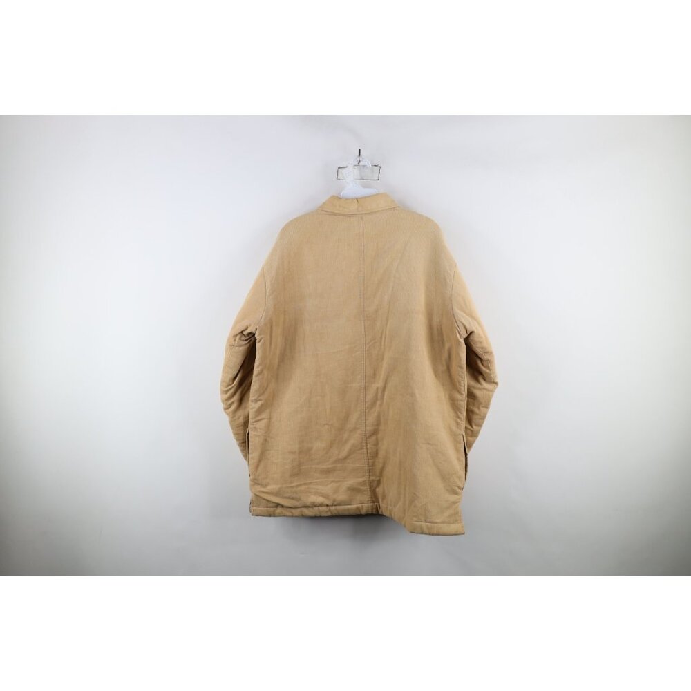 Vtg 70s Streetwear Mens Large Distressed Quilted Corduroy Shirt Jacket Jac Shirt - Picture 15 of 16